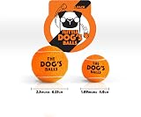 The Dog's Balls Dog Tennis Balls Orange Small 6 Pack Non Abrasive Felt view 5