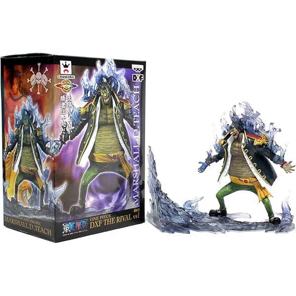 Amazon Com Banpresto 438 Marshall D Teach Blackbeard Dxf The Rival Figure Vs 1 One Piece 6 Action Figure Toys Games