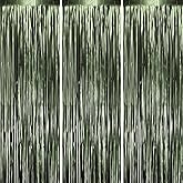 Voircoloria 3 Pack 3.3 x 8.2 ft Matte Green Foil Fringe Backdrop Curtains, Tinsel Streamers Party Decorations, Fringe Backdrop, Door Shimmer for Graduation, Birthday Party