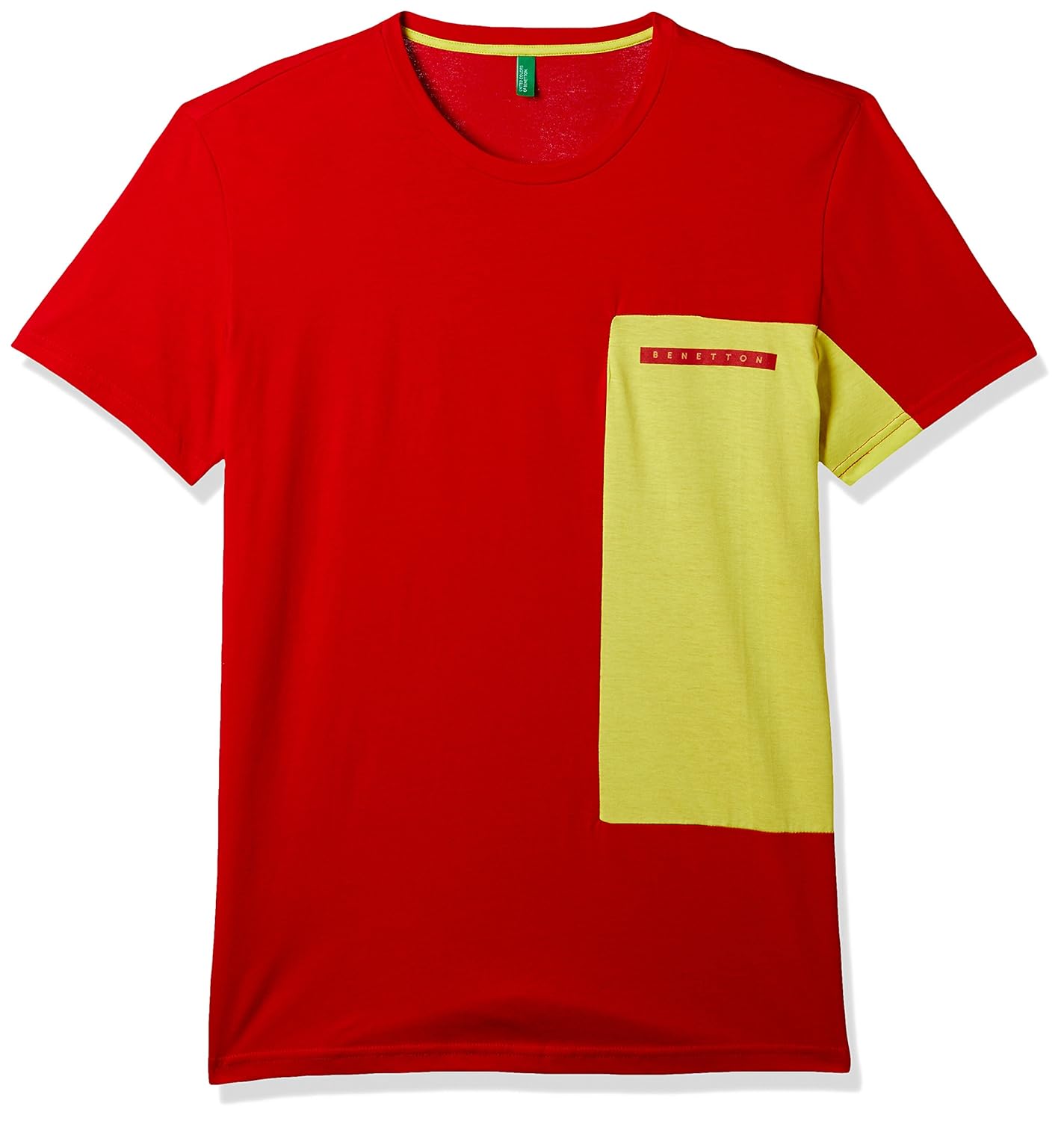 united colors of benetton men's solid regular fit t-shirt