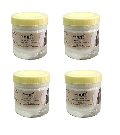 Wonder Herbs Acne Removal Hair Smoothening Cream 100gm Pack Of 4