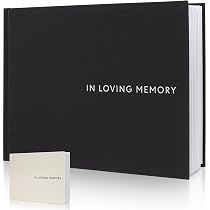 Elegant Funeral Guest Book - 'A Celebration Of Life' Memorial Book In Red Leather