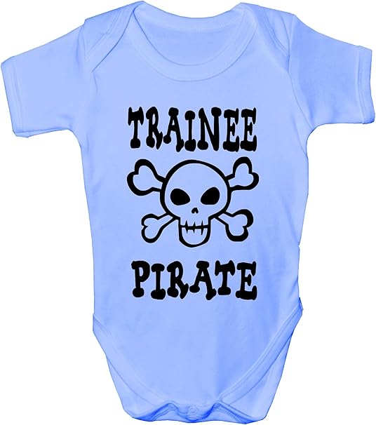 skull baby grow