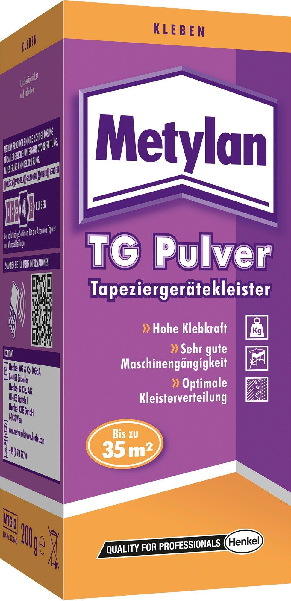 Metylan TG Instant Papering Machine Past, 200 g, 1 Piece, MTGI3