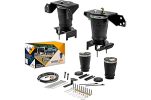 TORQUE Airbag Air Bag Suspension Kit for 1997-2003 Ford F150 F-150, 1999-2007 Chevrolet Chevy Silverado 1500 and GMC Sierra 1500 (Not HD) (Replaces Firestone Ride Rite 2320) (TR2320)