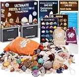 Science Kidz Ultimate Rock Collection Kit Over 150 Gemstones Fossils view 1