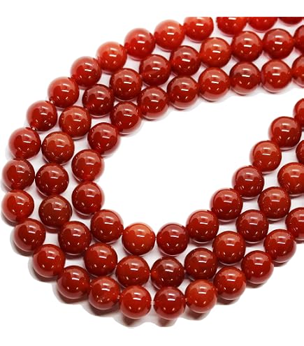 Collier En Perles De Corail Rose 6mm - Longueur 50 Cm, Neuf Sans Emballage