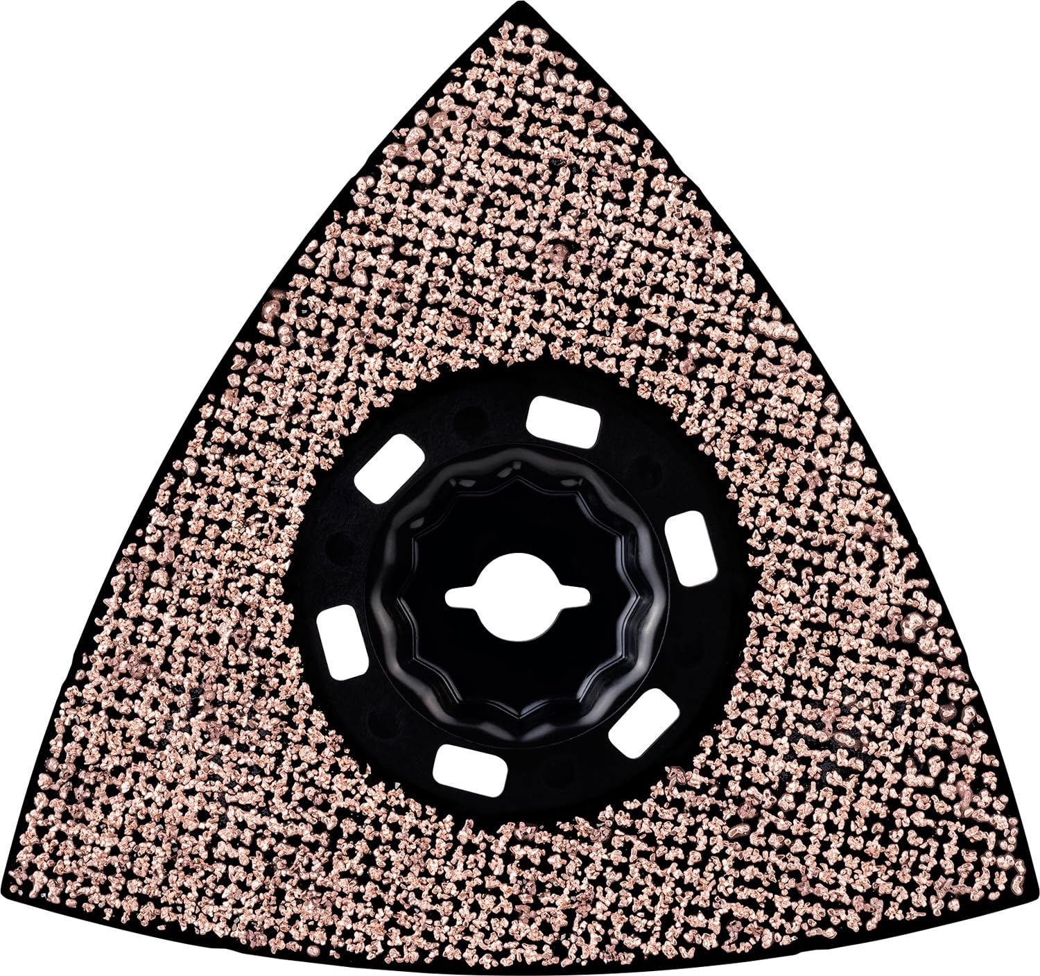 Bosch 1x EXPERT MAVZ 116 RT4 Sanding Plates (for Mortar, Glue, Ø 116 mm, Grit 40, Professional Accessory Multitool)