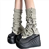 Lebaley Kawaii Leg Warmers Y2K Harajuku Legs Warmer for Girls Women Lolita Accessorie Gothic Long Sock Winter Ankle Warmers