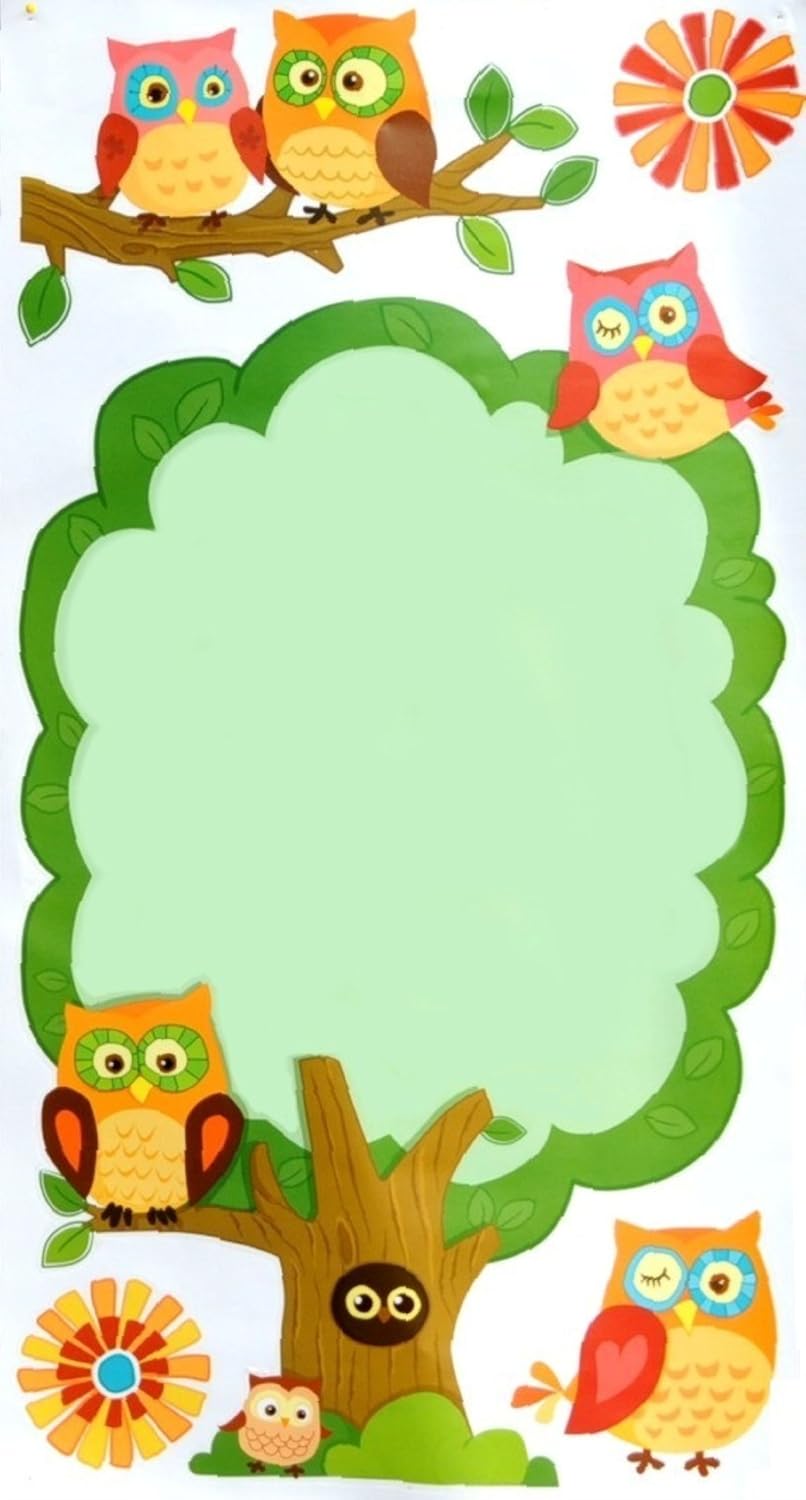 Whiteboard Wall Stickers Owl Top Childrens Gift Idea Amazon.co.uk
