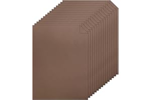 Silunkia 28 Sheets Coffee Color Cardstock 8.5 x 11 Craft Paper, 92lb Chocolate Brown Card Stock for DIY Card Making, Greeting Cards, Invitations, Party, Invitations