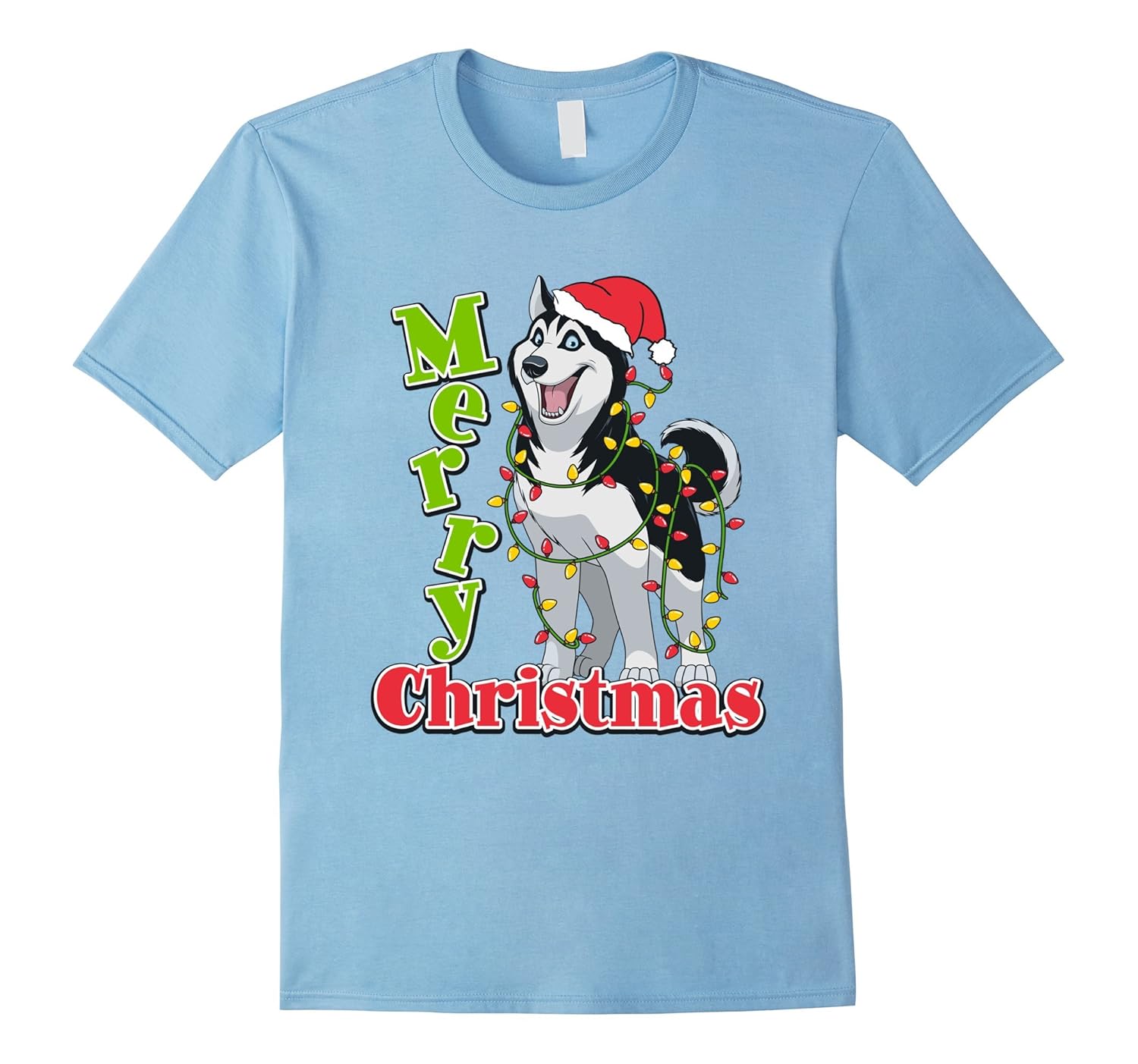 Husky Christmas T-Shirt Cute Gifts Dog Lovers-ANZ