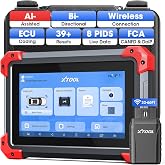 XTOOL D7BT Wireless Bidirectional Scan Tool with ECU Coding, AI-Assisted | Full System OBD2 Scanner Diagnostic Tool for Car with 39+ Resets, FCA/CANFD/DoIP, Crank Sensor Relearn, 3 Years Free Update
