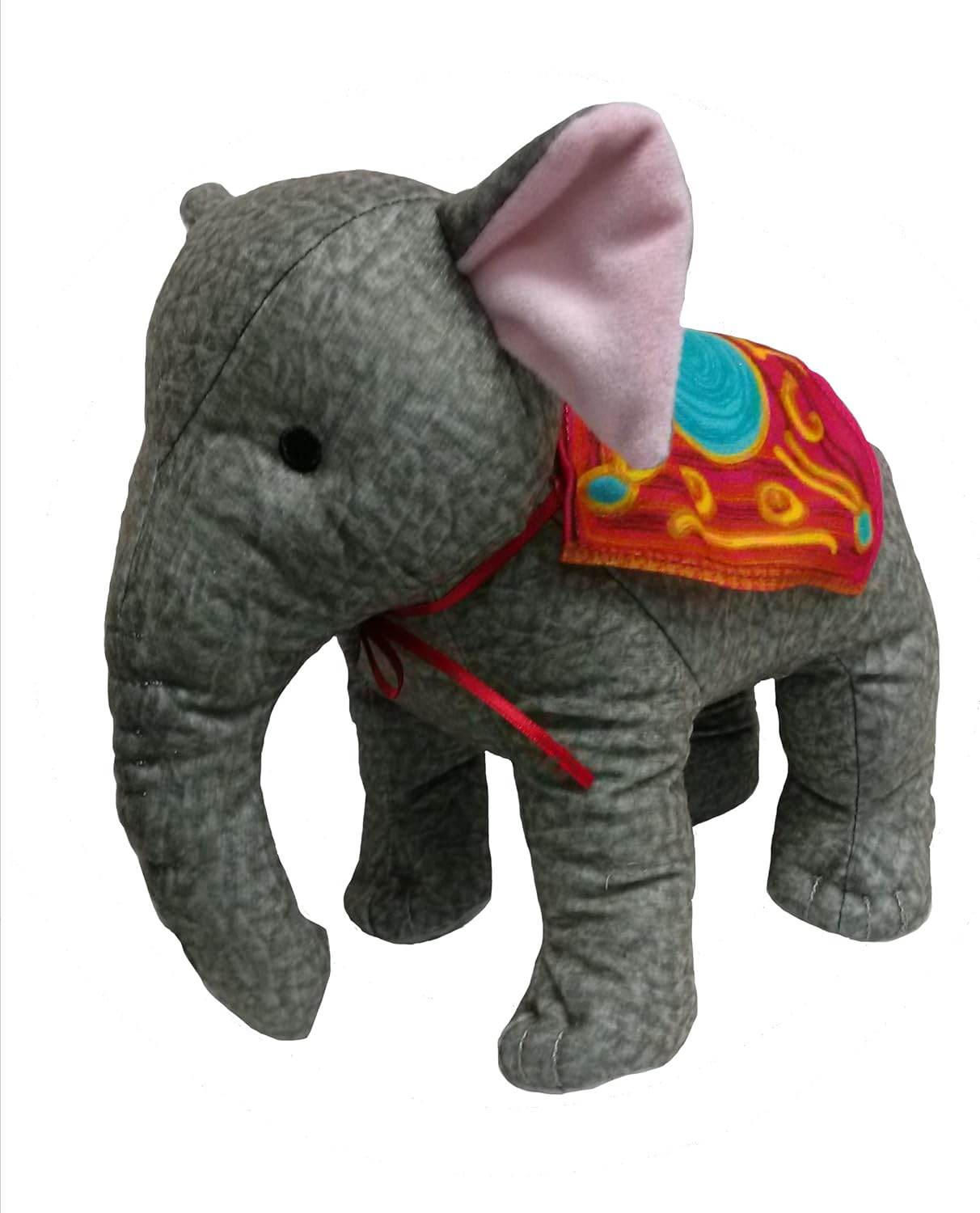 green stuffed elephant
