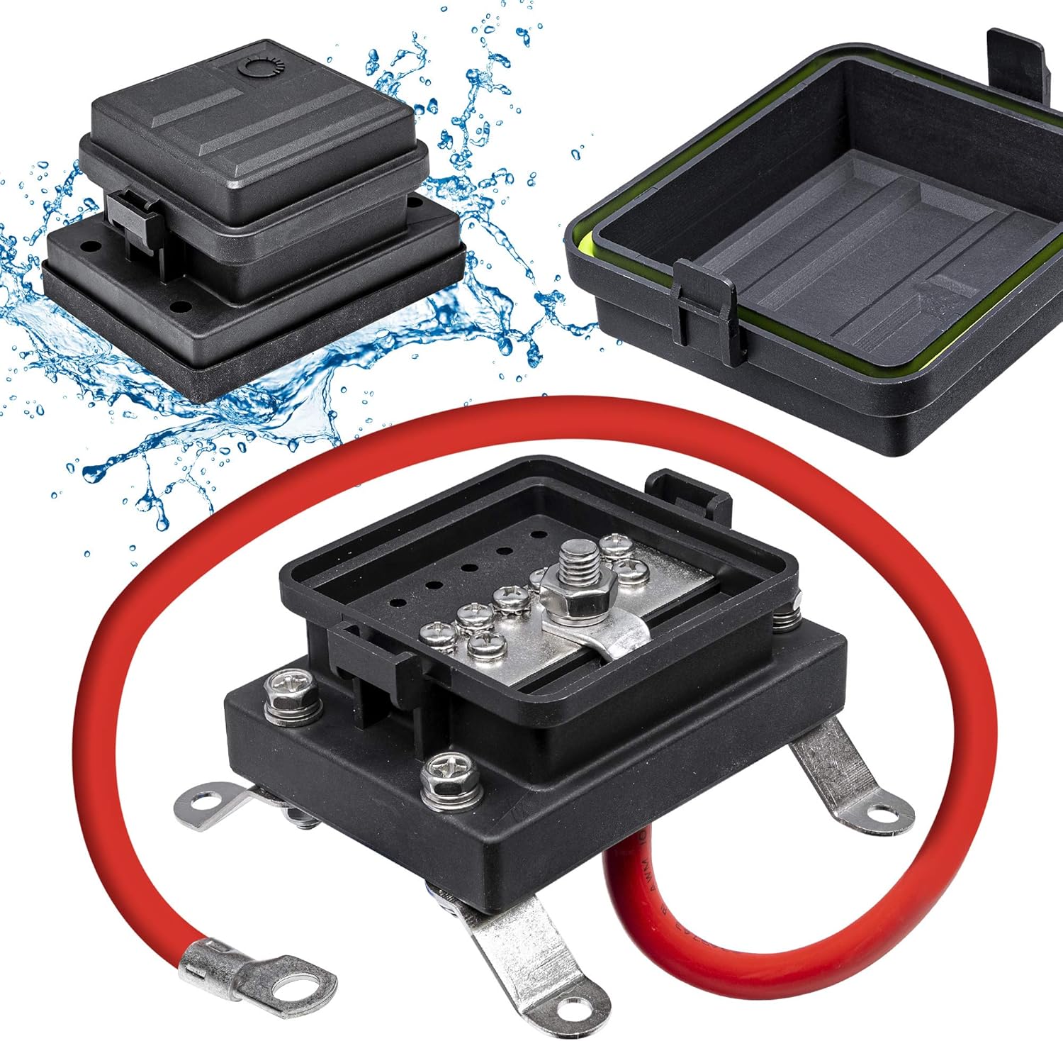 Amazon.com: Waterproof Ground Power Distribution Terminal Block Battery