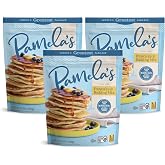 Pamela's Gluten Free Baking and Pancake Mix, Waffles, Cake &amp; Cookies Too, Kosher, Non GMO, 4-Pound Bag (Pack of 3)
