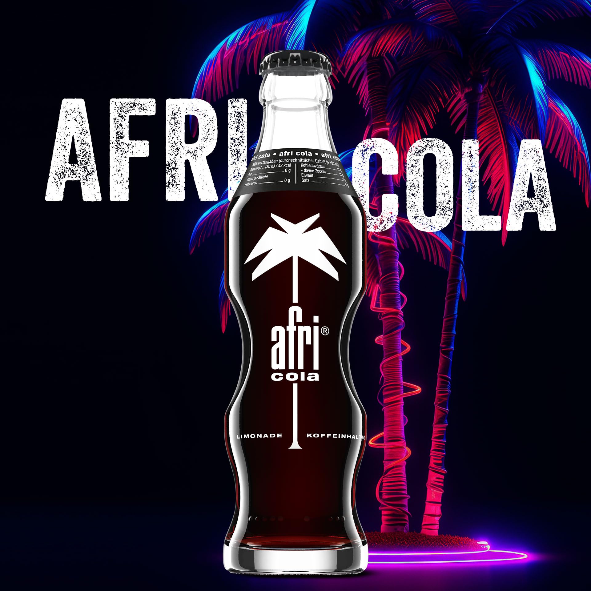 afri cola - erfrischende Cola mit einzigartigem afri-Geschmack - koffeinhaltig - in der praktischen Getränkedose, EINWEG (24 x 330 ml) 5
