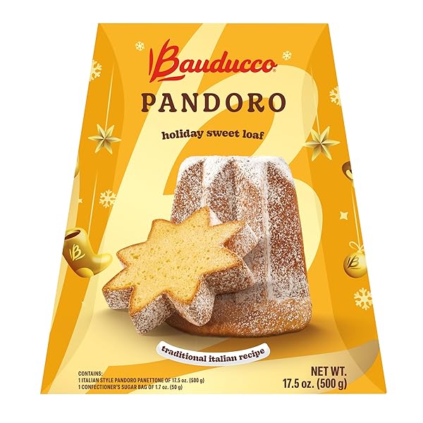 BAUDUCCO PANDORO – LIGHT AND MOIST SPECIALTY CAKE,...