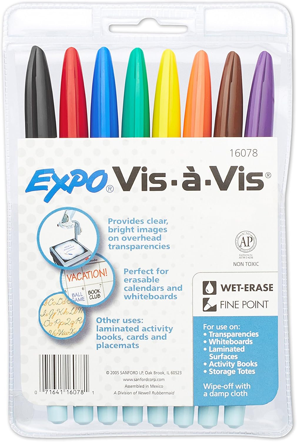 Amazon Com Expo 16078 Vis A Vis Wet Erase Overhead Transparency