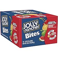 JOLLY RANCHER AWESOME TWOSOME Bites Assorted Fruit Flavored Chewy Candy, Bulk, 1.8 oz Bags (18 Count)