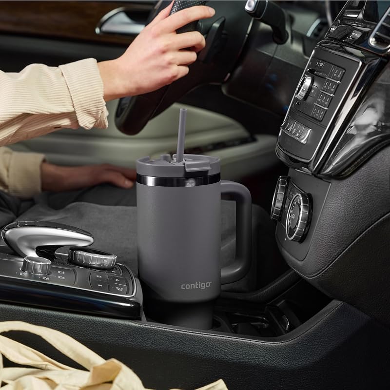 Streeterville Tumbler Thermobecher | Griff & Strohhalm | 29h kalt