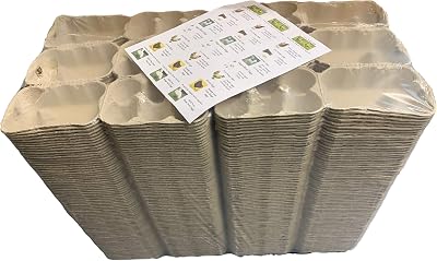 Anglia Farm Supplies 462 Egg Cartons 1/2 Dozen Flats + 24 Labels