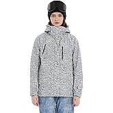 MONTFLIX Women Ski Jacket Waterproof Insulated With Hooded Snow Coat for Winter Outdoor Skiing Snowboarding