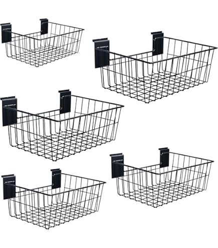 Kit De Rangement De 22 Accessoires Pour Mur à Lattes Avec Crochets