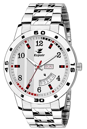 Analog White Dial Mens Watch-ES0208