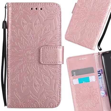 LEMORRY Handyhülle für ZTE Axon 7 Hülle Tasche Ledertasche Beutel Haut Schutz Magnetisch SchutzHülle Weich Silikon Cover Scha