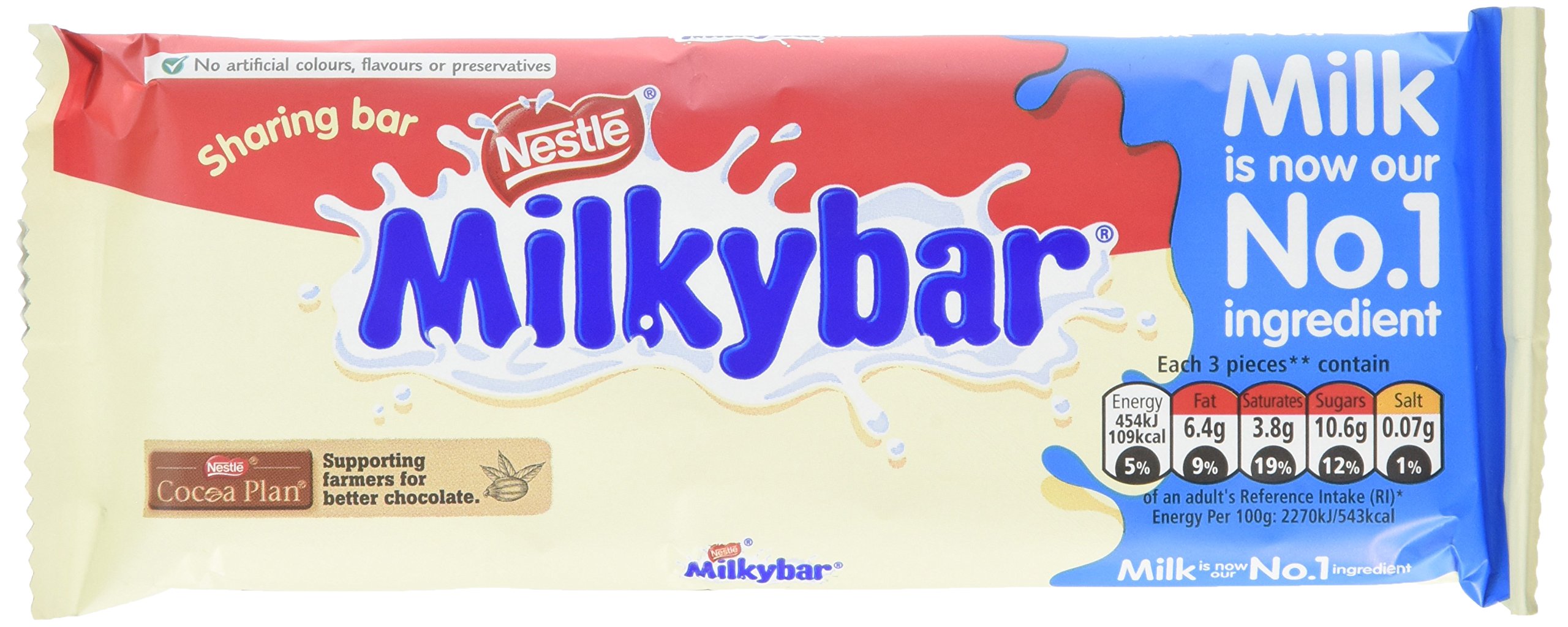 Milkybar White Chocolate Sharing Bar 100 G Pack Of 12 Buy
