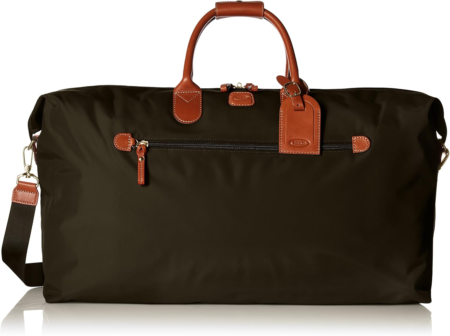 Bric's X Travel Deluxe Weekender Duffel, Olive Travel Duffels