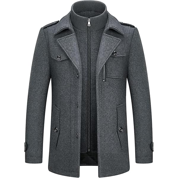 ジャケット・アウター Standcollar Wool Coat 71AfvW0jfUL._UY350_.jpg
