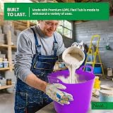 Neat 42L Flexi Tubs 3 Pack Purple Large Buckets with Handles UK Made LDPE view 6
