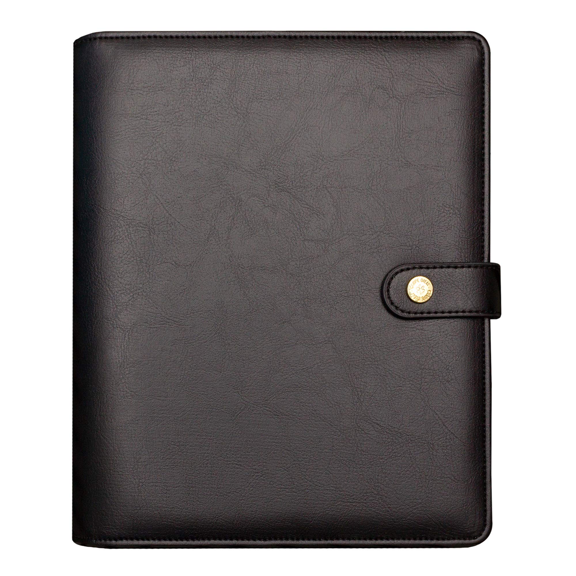 Pukka Pad, Carpe Diem Personal Planner with Weekly, Monthly Undated Inserts, 20 x 19 x 4 cm, Black