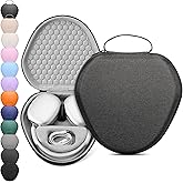 for Airpods Max Case Cover,Smart Case with Sleep Mode Made by Air pods,Compatible with Apple AirPods Max,Protective Carry Travel Cover Air Pods Pro Max Cases,Headphone,Black A