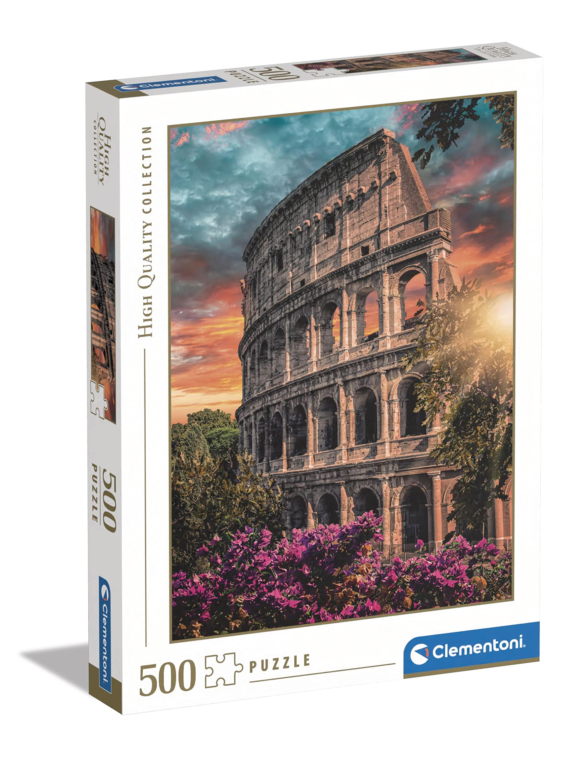 Clementoni - 35145 collection Flavian Amphitheatre - Jigsaw Puzzle 500 Pieces, Jigsaw Puzzle For Adults - Made In Italy