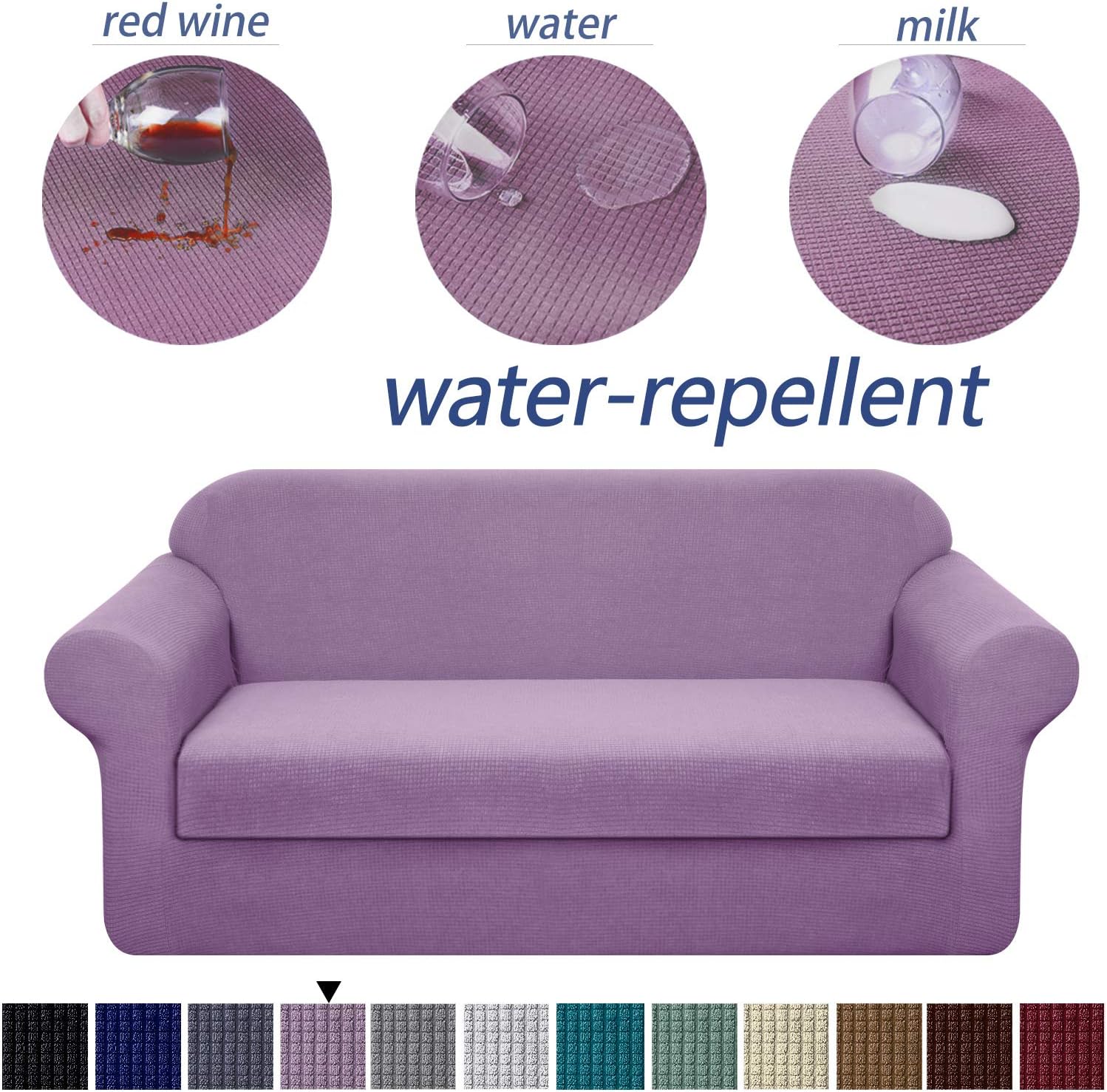 Best sofa cover dark purple