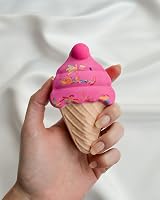 Holler & Glow Wanna Chill? Ice Cream Shaped Bath Fizzer Self Care Relaxing view 4