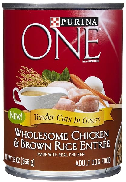 PURINA ONE TENDER CUTS CHICKEN AND RICE FOOD,...
