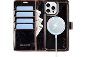 Shieldtop Compatible Magsafe Magnetic 2 in 1 Detachable iPhone 14 Pro Max Wallet Case with Card Holder Credit Slots Men Women,PU Leather RFID Blocking Flip Kickstand for Apple 14 Pro Max,(Coffee)