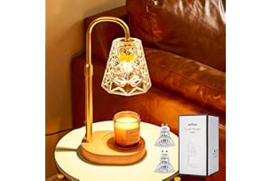ESUNYD Candle Warmer Lamp with Timer, Birthday Gifts for Women Mom, House Warming Gifts New Home, Wax Melt Warmer for Scented