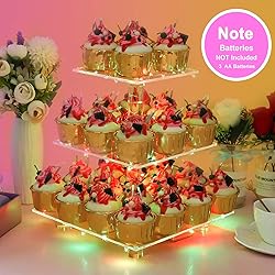 YestBuy 3 Tier Cupcake Stand - Premium Cupcake