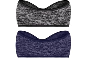 SAVITA 2 Pack Ear Warmers Headband Stretchy Ear Covers Sweatband Ski Winter Headband Earmuff Workout Headbands Moisture Wicking Thermal Sport Headbands for Women Man Girls
