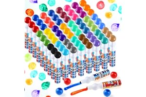 Crtiin 72 pack Bingo Daubers bulk Assorted Colors Set of mini Dot Markers Bingo Supplies in 24 Colors Dot Paint Markers set for Art and Crafts Painting Supplies Drawing Coloring