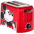 Disney DCM-21 Mickey Mouse 2 Slice Toaster, Red/Black, 1