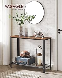 VASAGLE Console Table, 2-Tier Entryway Table with