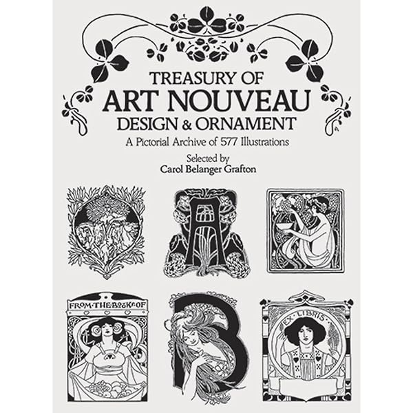 Art Nouveau Typographic Ornaments (Dover Pictorial Archive): Solo