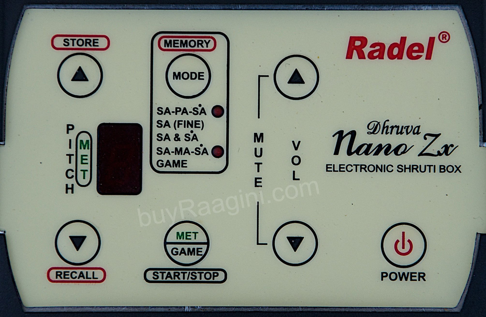 Electronic Shruti Box RADEL Dhruva Nano Zx Shruti Box, Surpeti