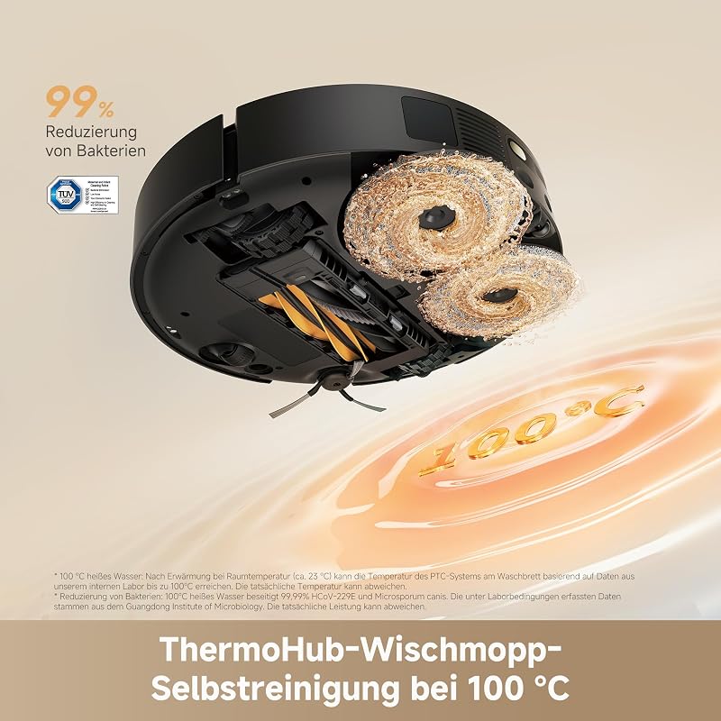 L50s Pro Ultra Saugroboter mit Wischfunktion, 30.000 Pa